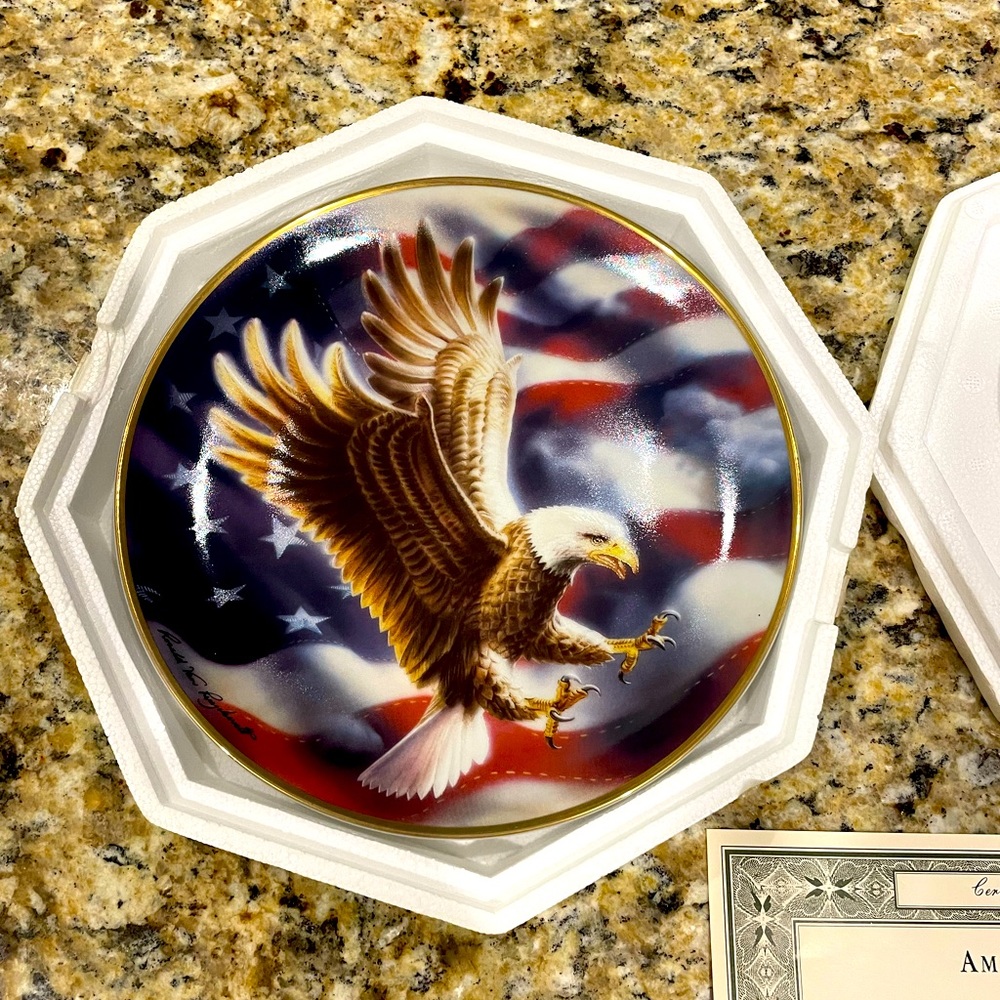 American Eagle Decorative Plate